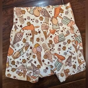 Ice Cream Print Bloomer Shorts